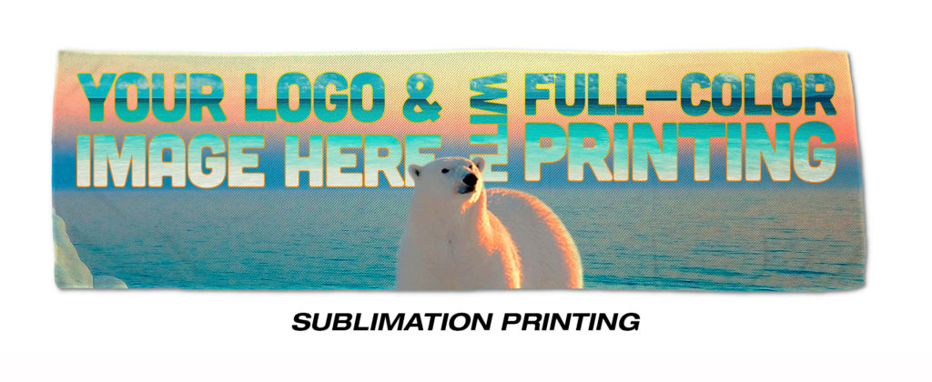Full-color sublimation printing cooling towels